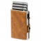 Men's short wallet, fashionable slim card bag, FRID anti-theft card swiping bag