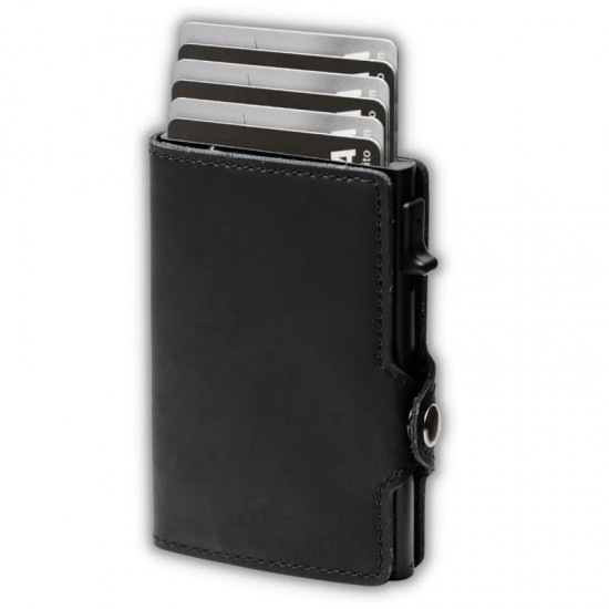 Men's short wallet, fashionable slim card bag, FRID anti-theft card swiping bag