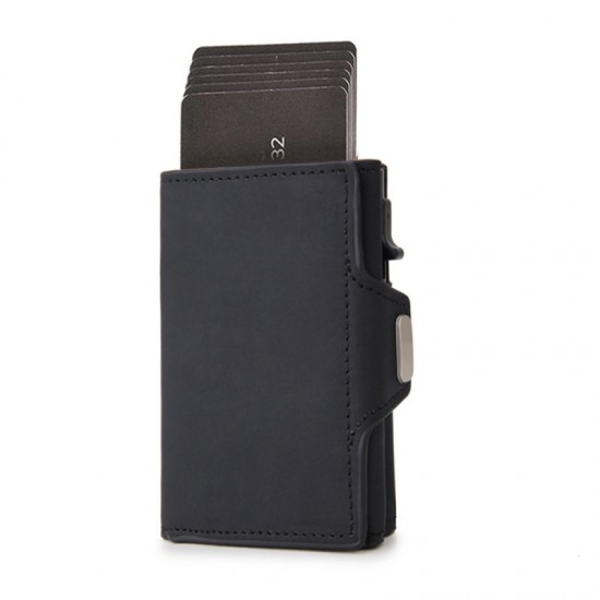 Men's popular aluminum alloy card bag, zipper metal card bag Men's popular aluminum alloy card bag, zipper metal card bag